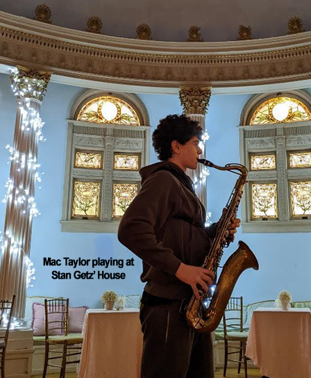 Mac Taylor on Tenor Sax at Stan Getz's House